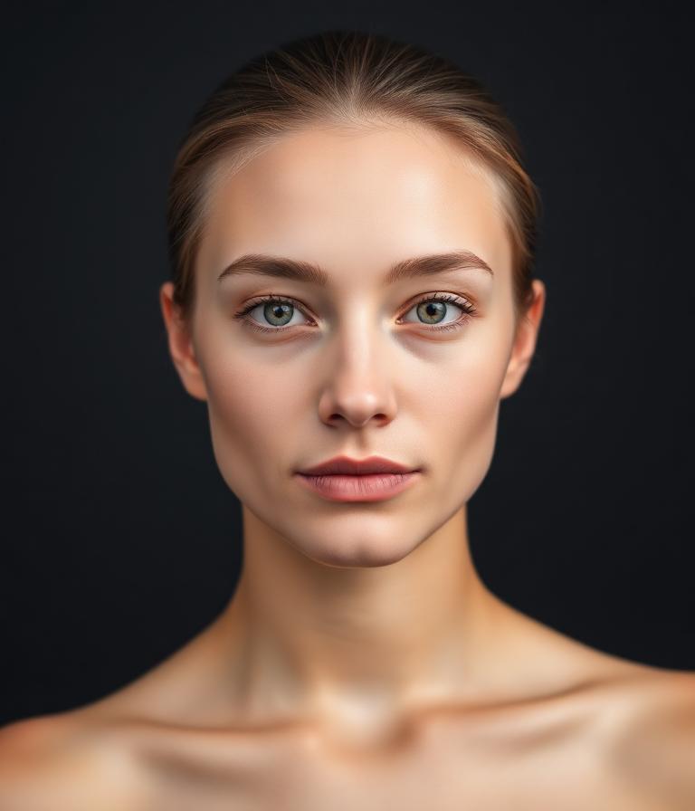 AI skin analysis face annotation example